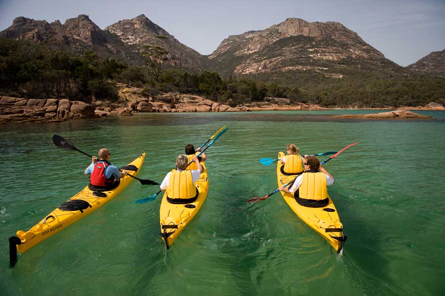 Freycinet Paddle with Hazards in background